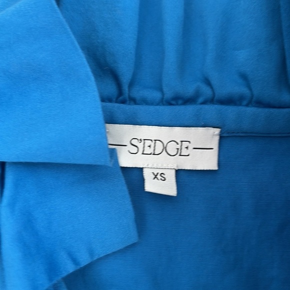 S'edge Priestly Dress in Cobalt - Picture 6 of 8